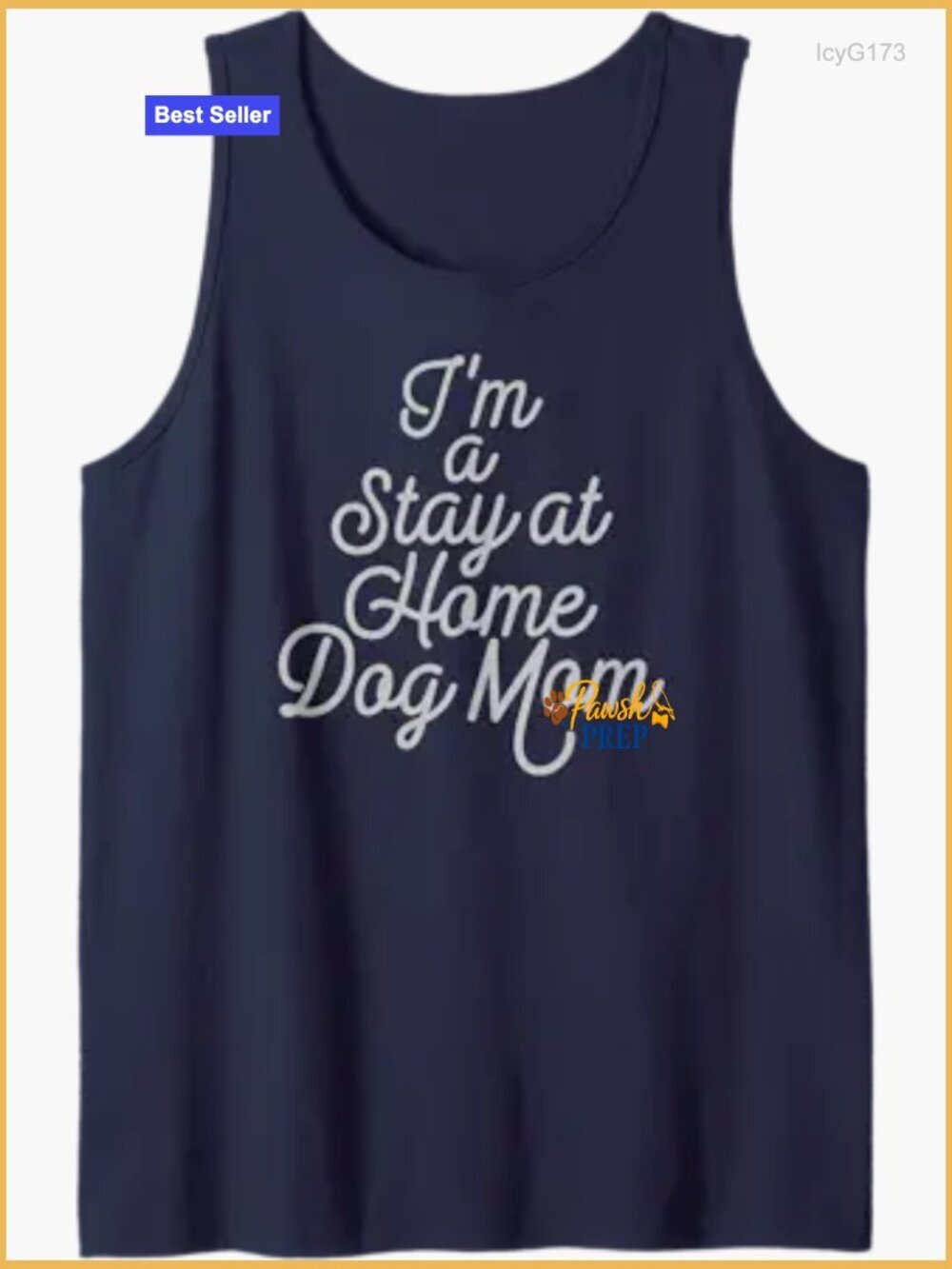 Stay at Home Dog Mom Tank Top Lightweight Cotton Classic Fit T Back
